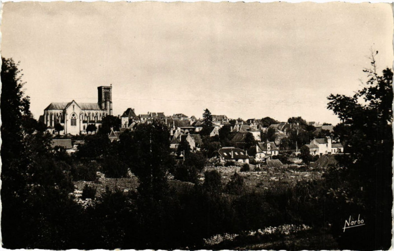 Carte postale ancienne Gramat - Vue générale à Gramat