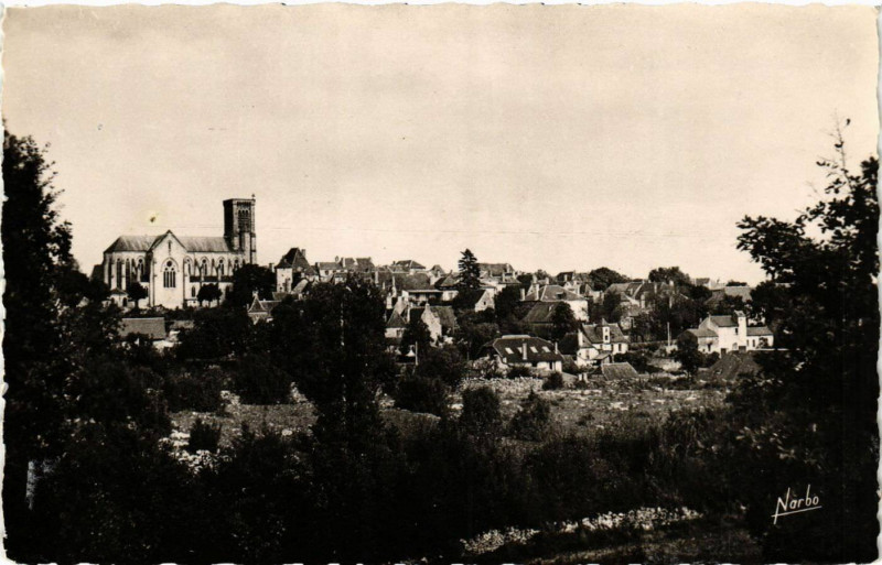 Carte postale ancienne Gramat - Vue générale à Gramat
