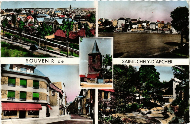 Carte postale ancienne Souvenir de Saint-Chely-d'Apcher