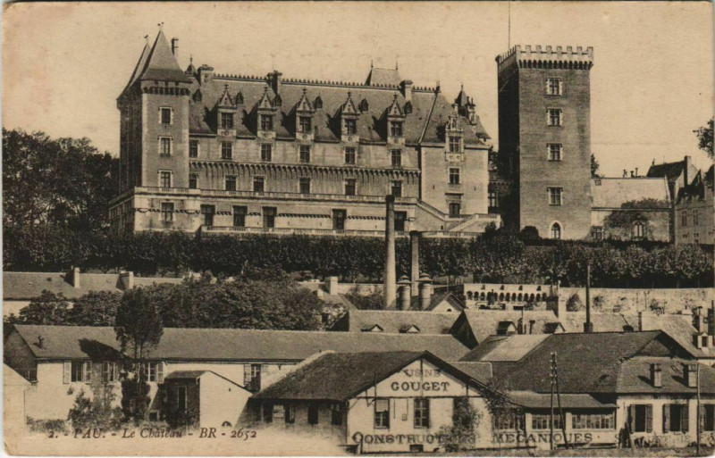 Carte postale ancienne Pau Le Chateau France à Pau