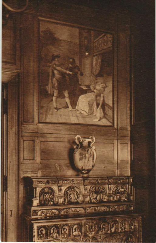 Carte postale ancienne Pau Le Chateau ,Chambre de la Reine France à Pau
