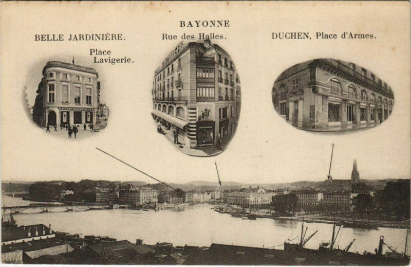 Carte postale ancienne Bayonne souvenir France à Bayonne