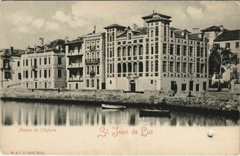 Carte postale ancienne St Jean de Luz La Maison de l'Infante France