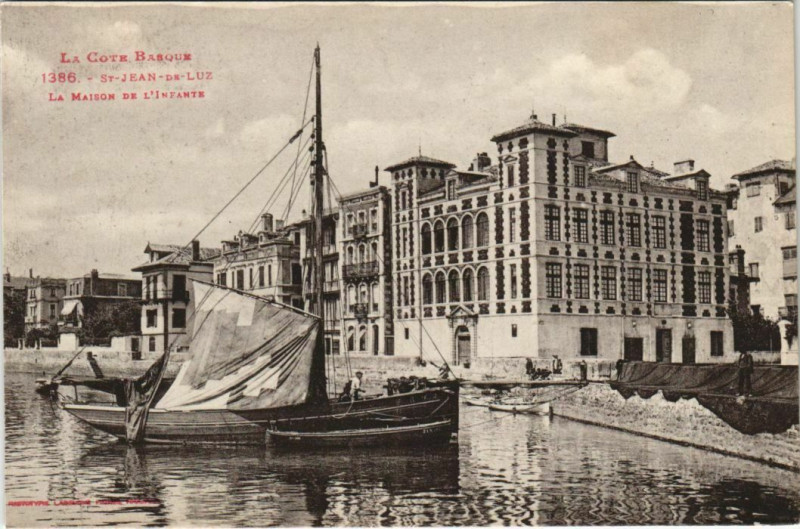 Carte postale ancienne St Jean de Luz La Maison de l'Infante France