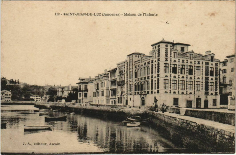 Carte postale ancienne St Jean de Luz La Maison de l'Infante France