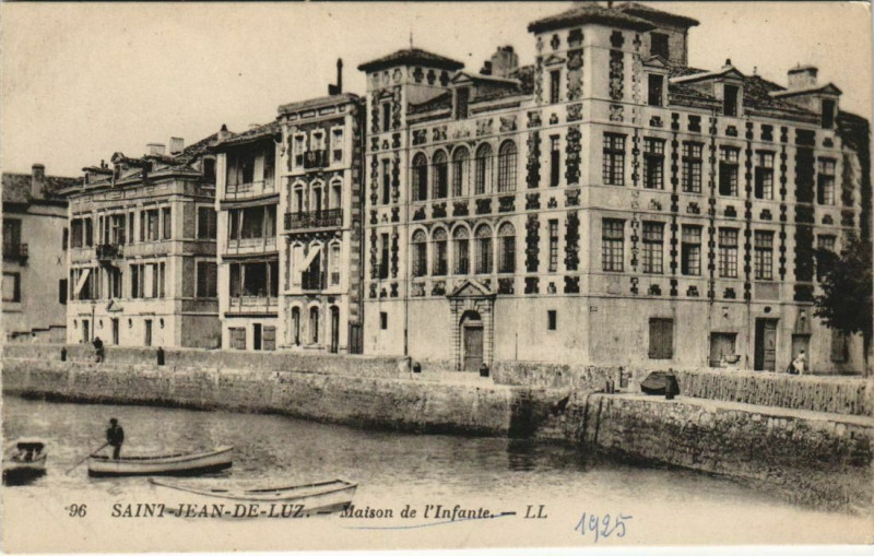 Carte postale ancienne St Jean de Luz La Maison de l'Infante France