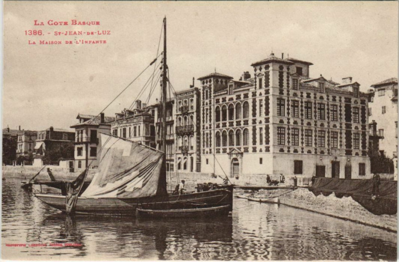 Carte postale ancienne St Jean de Luz La Maison de l'Infante France
