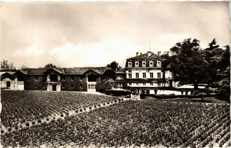 Carte postale ancienne Chateau Pontet Canet a Pauillac à Pauillac
