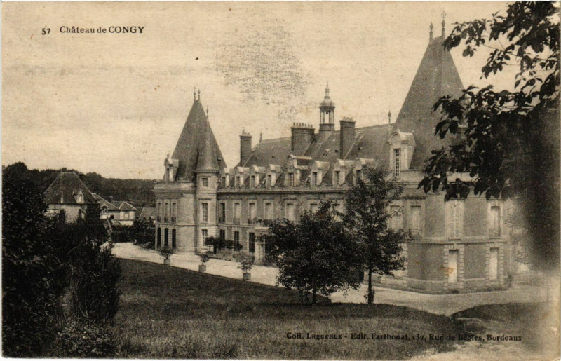 Carte postale ancienne Chateau de Congy
