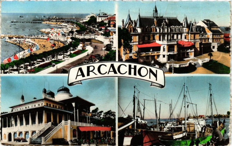 Carte postale ancienne Arcachon à Arcachon