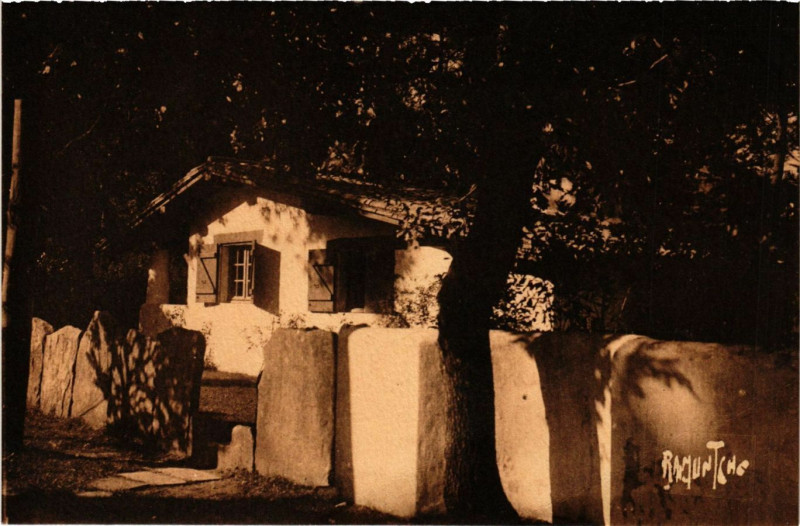 Carte postale ancienne Etude a Pyla-sur-Mer - Arcachon à Arcachon