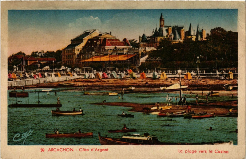 Carte postale ancienne Arcachon - Cote d'Argent à Arcachon
