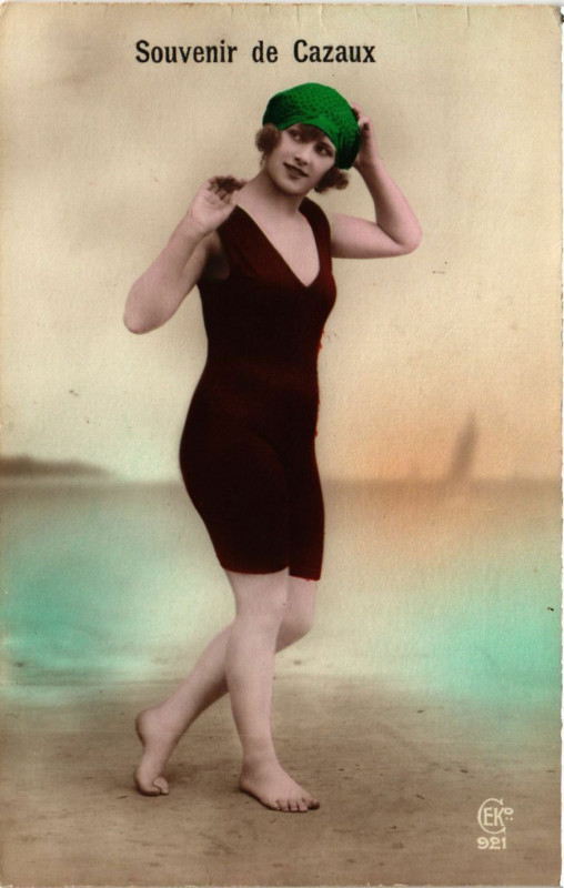 Carte postale ancienne Souvenir de Cazaux