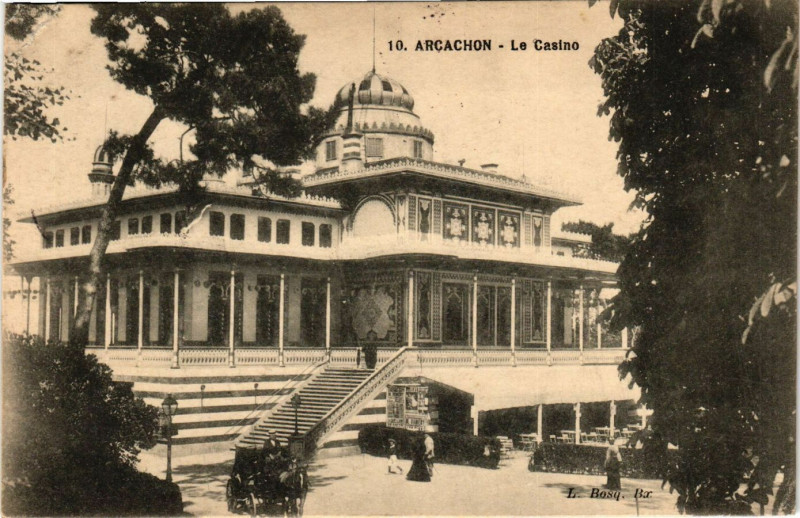 Carte postale ancienne Arcachon - Le Casino à Arcachon