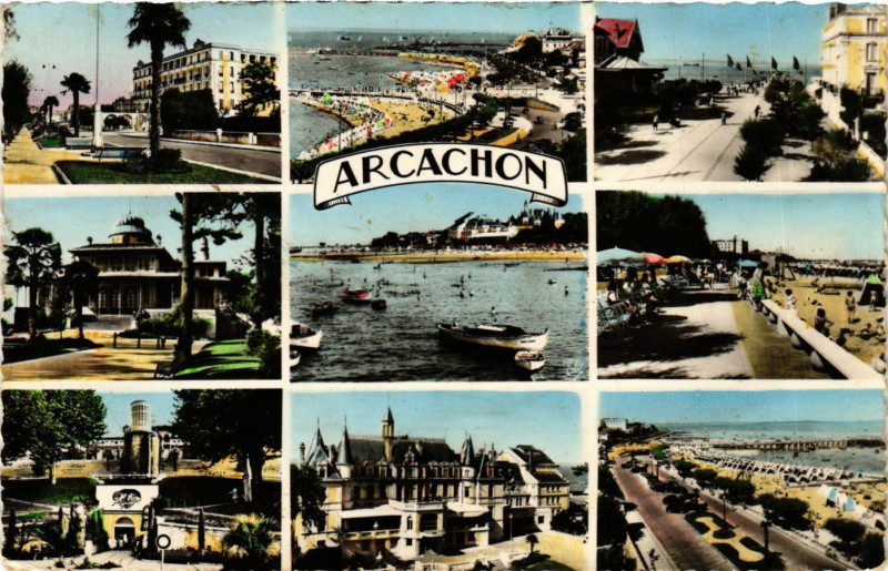 Carte postale ancienne Arcachon à Arcachon