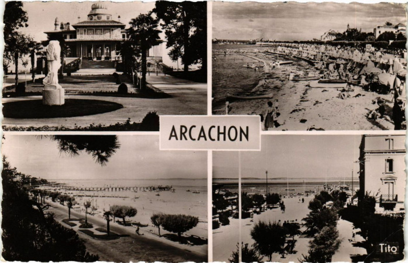 Carte postale ancienne Arcachon à Arcachon