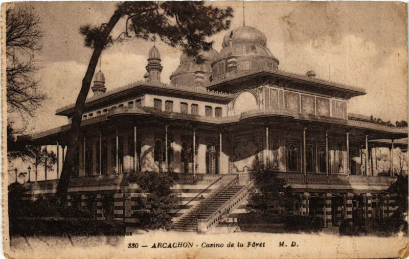Carte postale ancienne Arcachon - Casino de la Foret à Arcachon