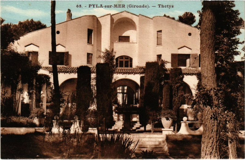Carte postale ancienne Pyla-sur-Mer - Thetys