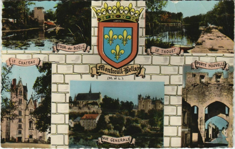 Carte postale ancienne Montreuil-Bellay à Montreuil-Bellay