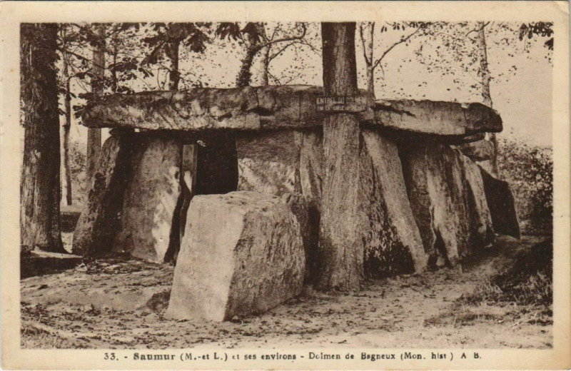 Carte postale ancienne Saumur ses environs à Saumur