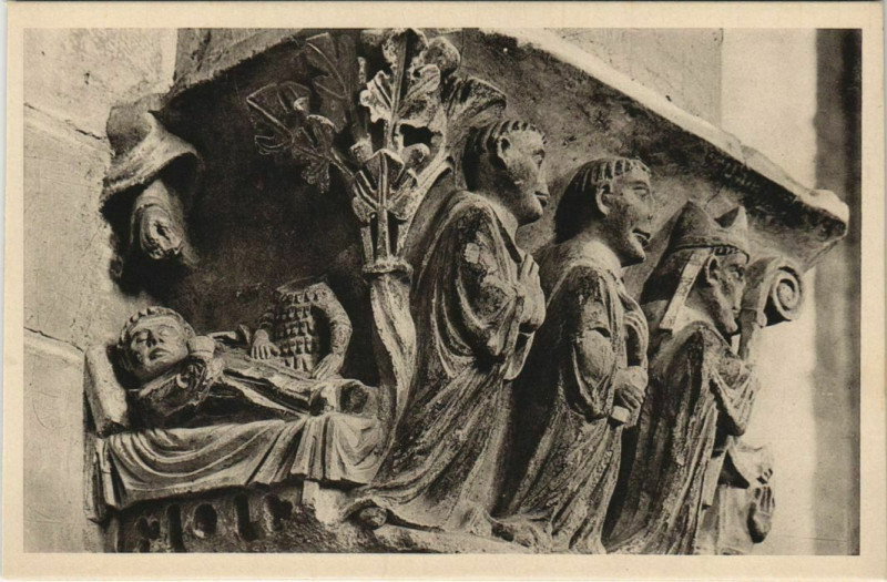 Carte postale ancienne Eglise de Cunault
