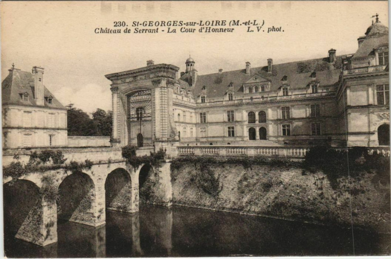 Carte postale ancienne Saint-Georges-sur-Loire Chateau de Serrant à Saint-Georges-sur-Loire