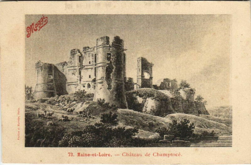 Carte postale ancienne Chateau de Champtoce