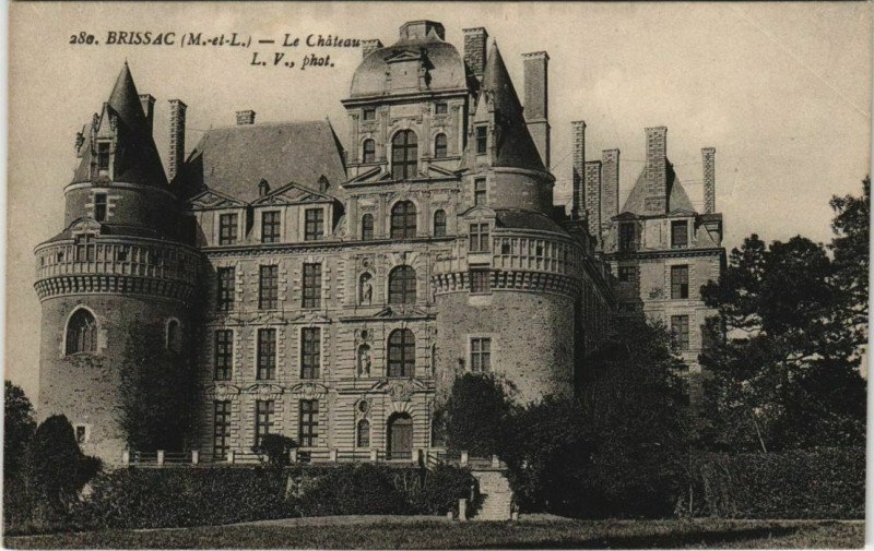 Carte postale ancienne Brissac Le Chateau