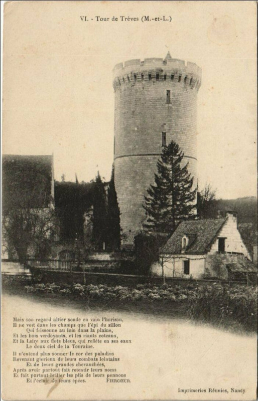 Carte postale ancienne Tour de Treves