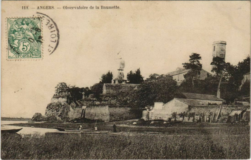 Carte postale ancienne Angers Observatoire de la Baumette à Angers