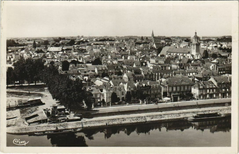 Carte postale ancienne Angers Vue Generale à Angers