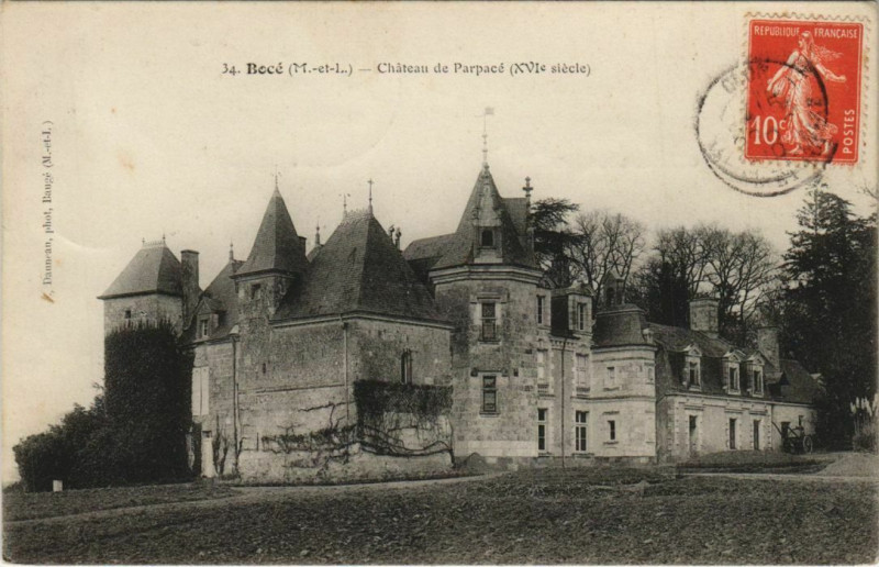Carte postale ancienne Boce Chateau de Parpace