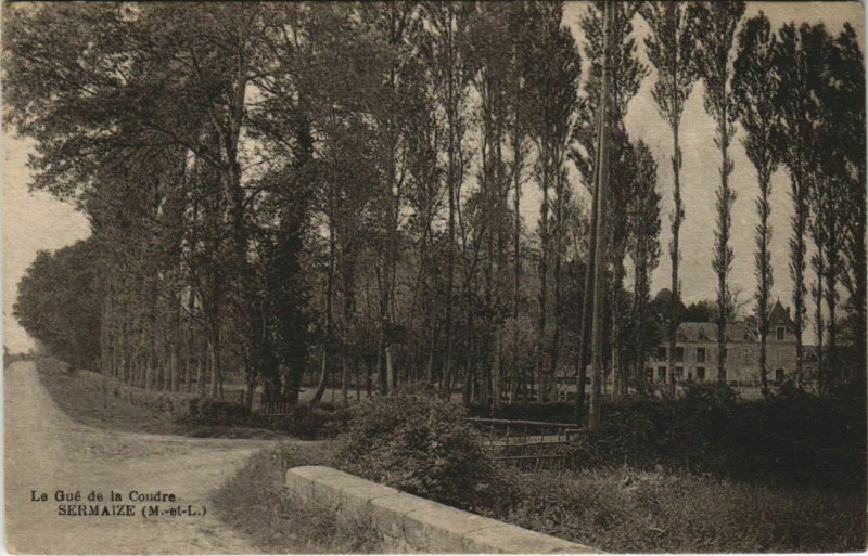 Carte postale ancienne Le Gue de la Coudre Sermaize