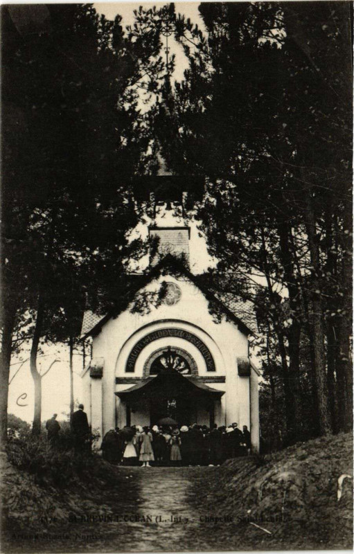 Carte postale ancienne Saint-Brevin-l'Ocean - Chapelle Saint-Ecuis