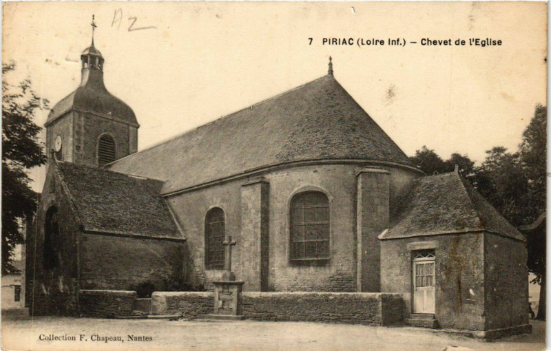 Carte postale ancienne Piriac - Chavet de l'Eglise