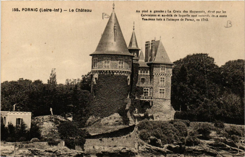 Carte postale ancienne Pornic - Le Chateau à Pornic
