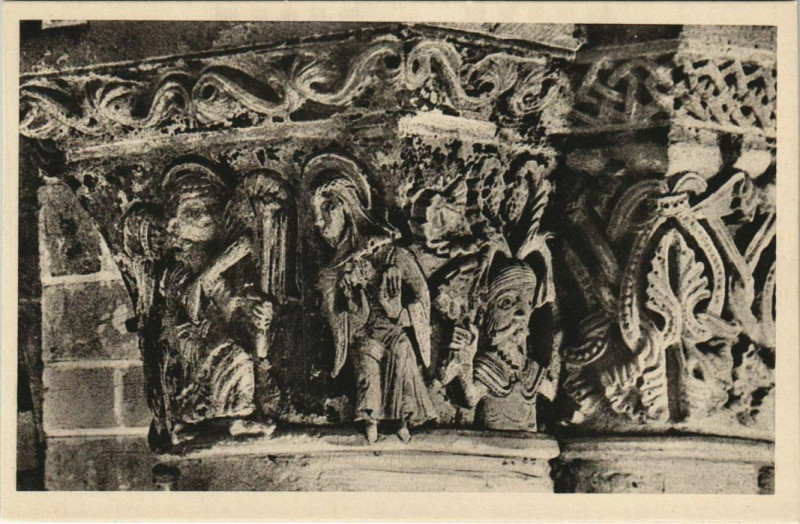 Carte postale ancienne Cunault L'Annonciation A Droite