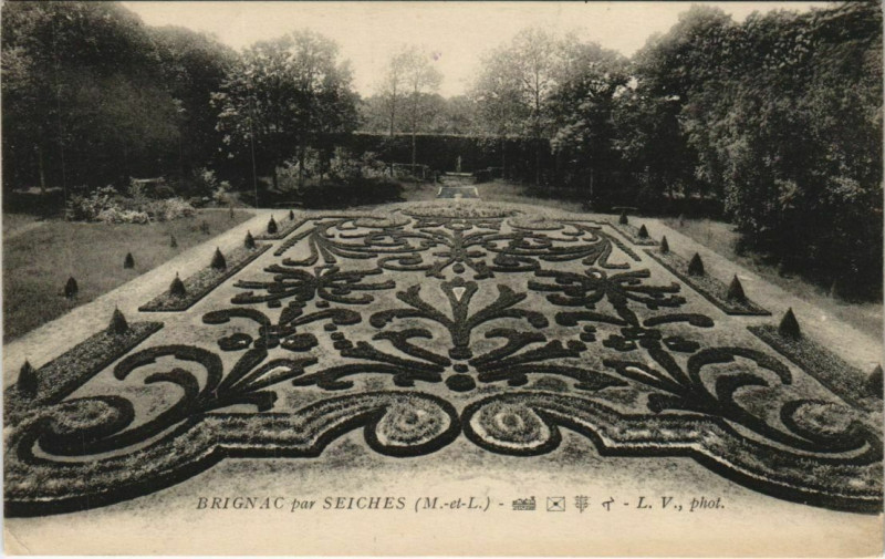Carte postale ancienne Brignac par Seiches