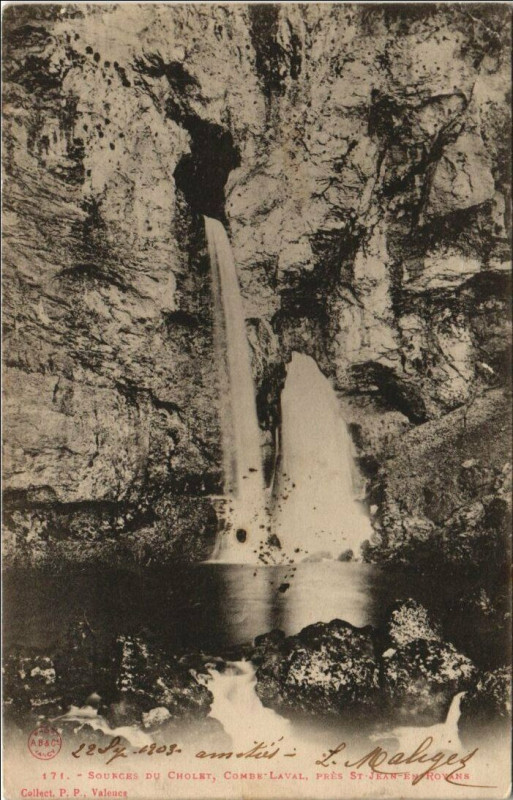 Carte postale ancienne Cholet Combe Laval à Cholet