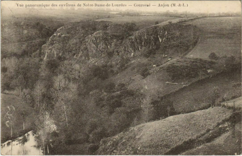 Carte postale ancienne Anjou Courosse
