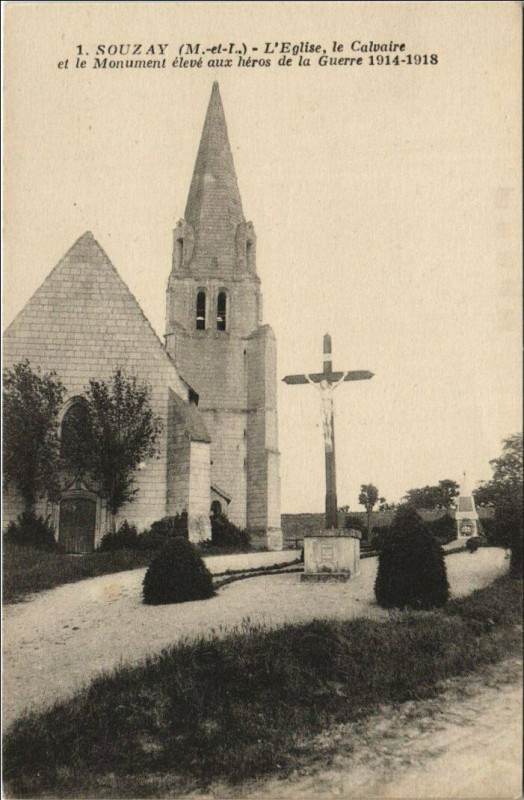 Carte postale ancienne Souzay