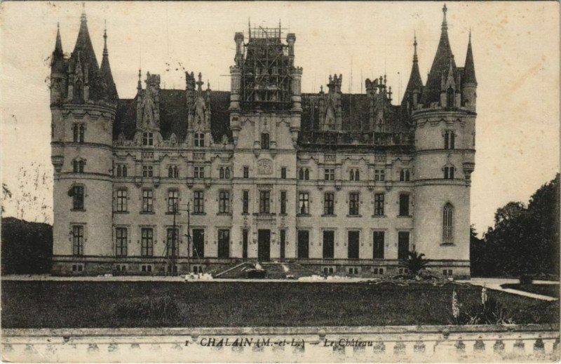 Carte postale ancienne Chalain Le Chateau
