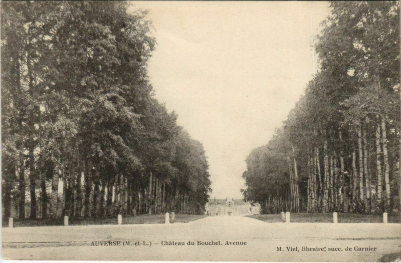 Carte postale ancienne Auverse Chateau du Bouchet