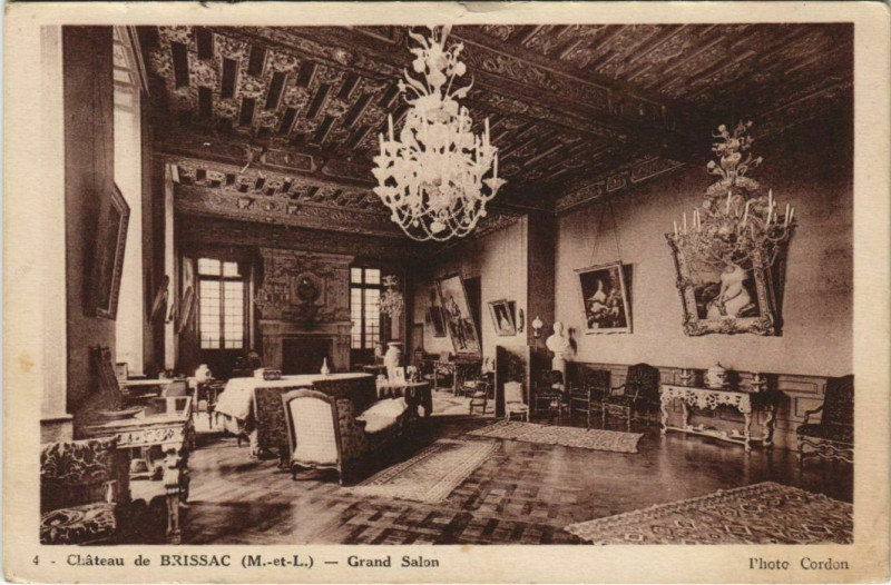 Carte postale ancienne Chateau ded Brissac