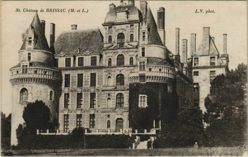 Carte postale ancienne Le Chateau ded Brissac