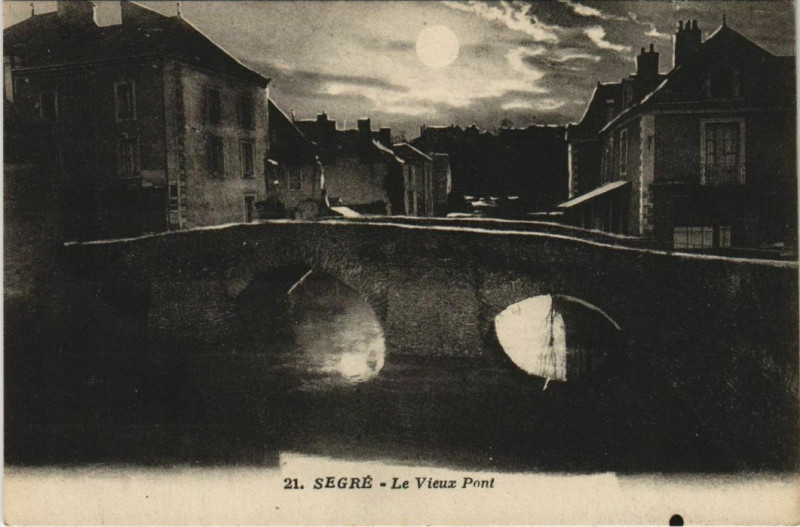 Carte postale ancienne Segre Le Vieux Pont