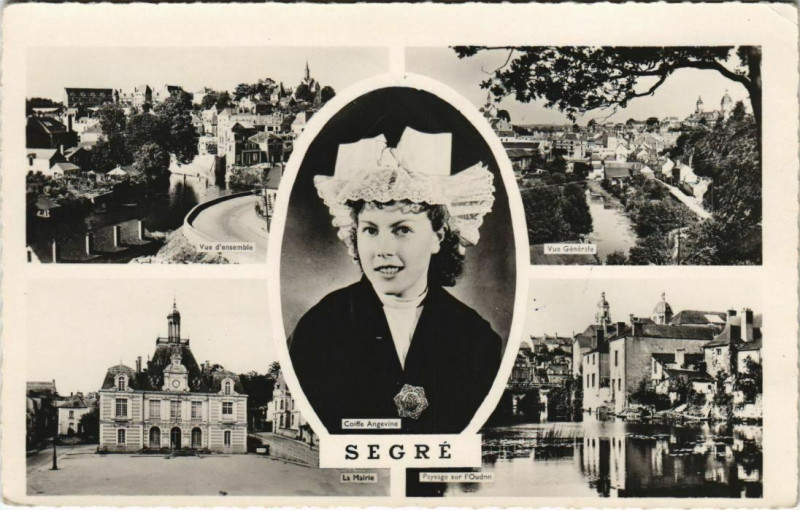 Carte postale ancienne Segre La Mairie