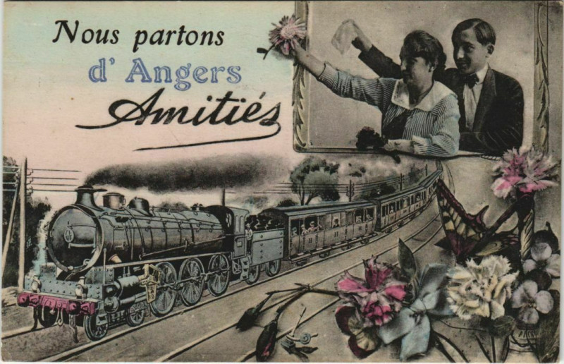 Carte postale ancienne Angers à Angers