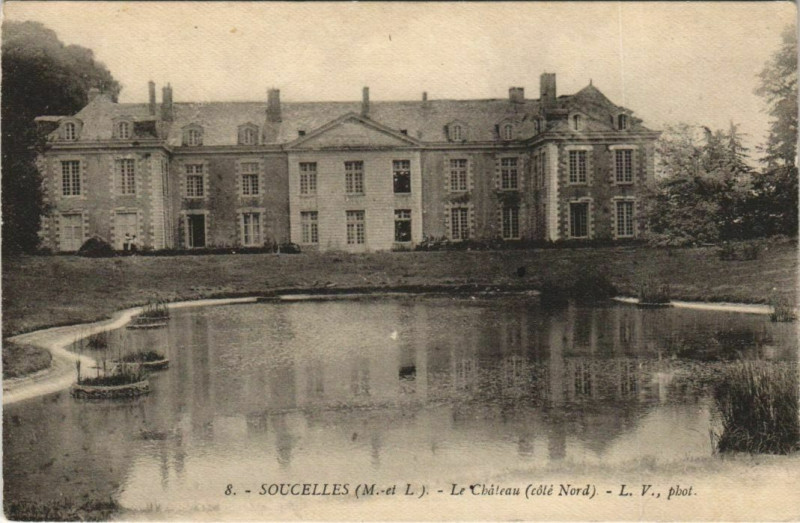 Carte postale ancienne Soucelles Le Chateau