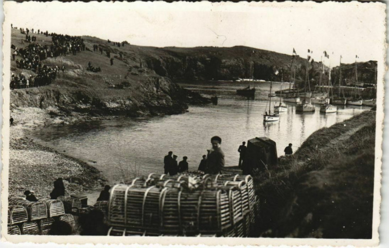 Carte postale ancienne Carte photo Ile-d'Yeu panorama